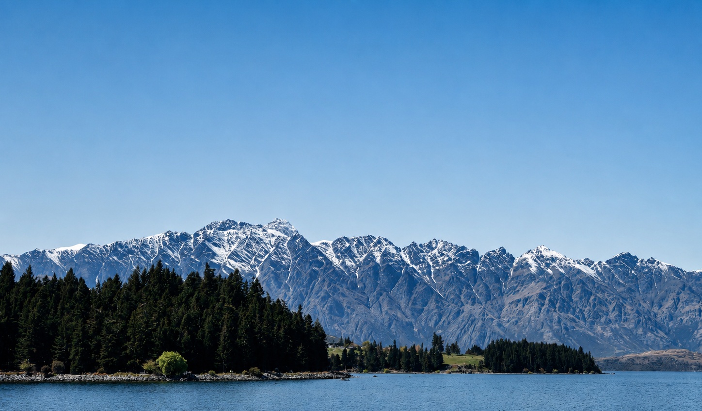 The Remarkables mountain range, Queenstown, New Zealand